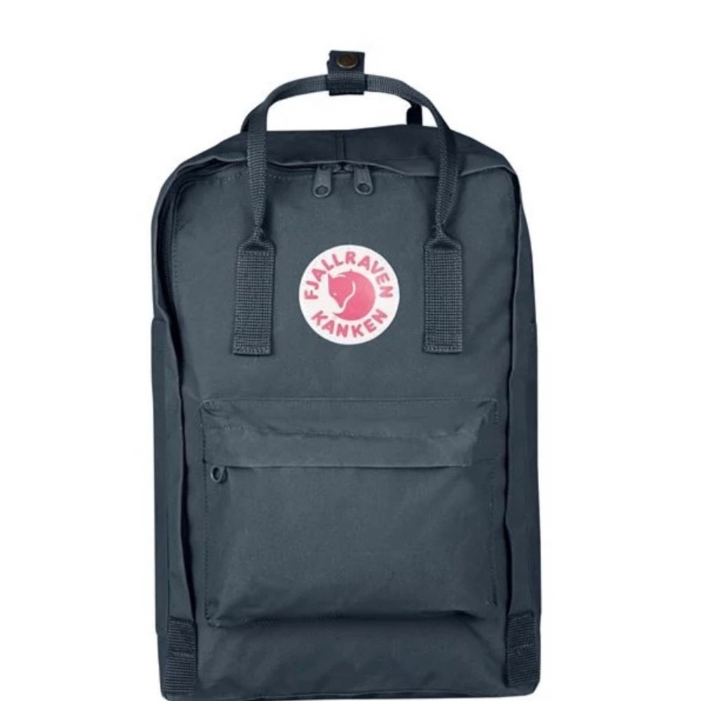 Graphite Fjallraven Kanken “Big” Backpack.